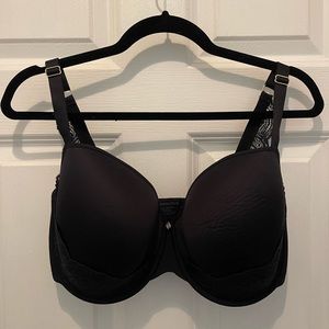 Third love, 24/7 Lace detail, T-shirt bra, 34H, black, like new